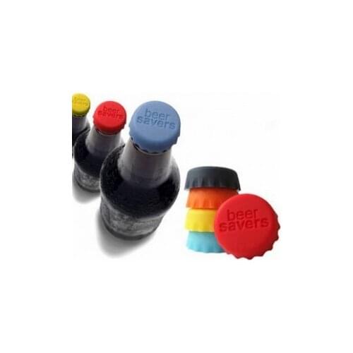 6 PCS Set Wine Bottle Cap Silica Gel Bottle Cap Bottle Cover Colourful Kitchen Tools