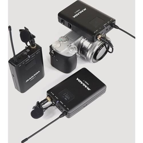 WM8X Wireless Microphone Lavalier Camera Radio Microphone SLR Interview Recording