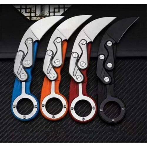 Caswell Claw 5Cr13Mov Karambit Claw Fixed Blade Knife Hunting Camping Survival Pocket Knife Gift Knives