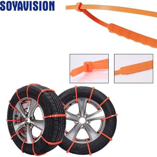 Car tires winter New 10 PCS Snow Tire Chain for Car Truck SUV Anti-Skid Emergency Winter Driving