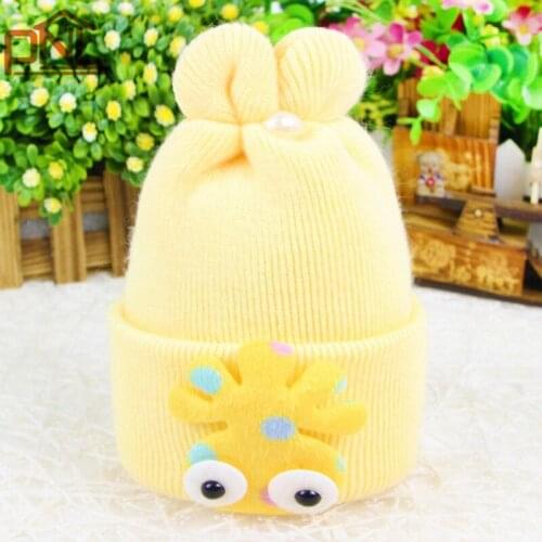 0-3M New 1PC Baby Hat Autumn Winter Outdoor Beanie Warm Sleep Cap Kids Newborn Clothing Accessories Hat