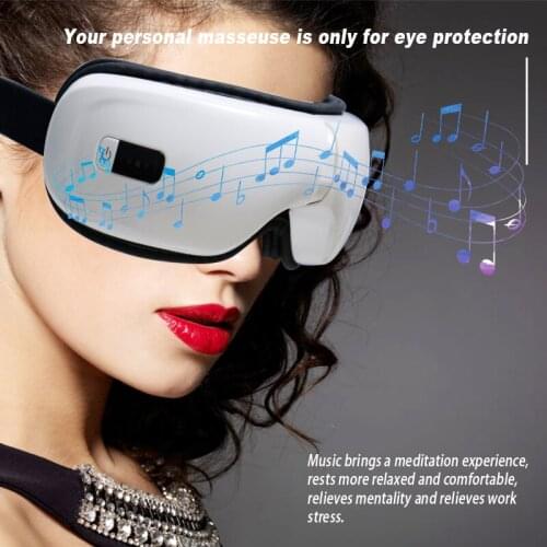 Face Massager Homecare Relieve Intraocular Pressure Puffiness Eye Massager Instrument Electric Air Pressure Wireless Vibration