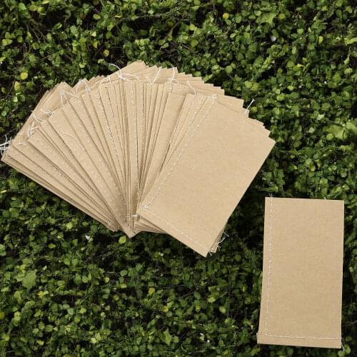 50Pc Mini Hybrid Seed Corn Packets Vintage Kraft Paper Grow Bags Durable Flowers Plant Seeds Protect Sack Reusable Storage Pouch