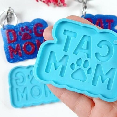 Cats Claw Keychain Epoxy Resin Mold Pendant DIY Crafts Casting Silicone Mould Crystal Mold DIY Handmade Soap Making DROPSHIP