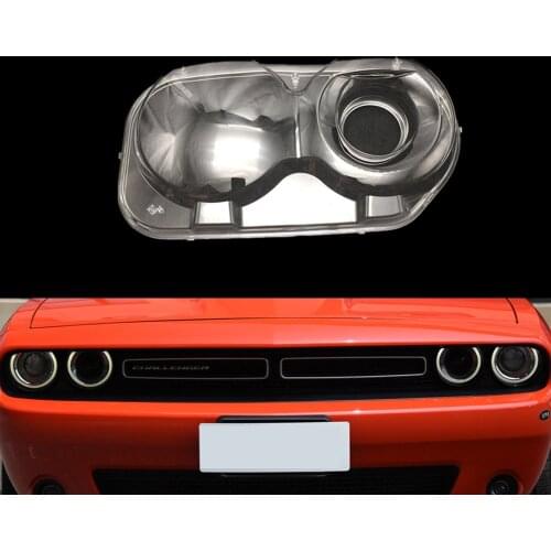 Car Headlight Lens For Dodge Challenger 2008~2020 Headlamp Cover Replacement Auto Shell Cover