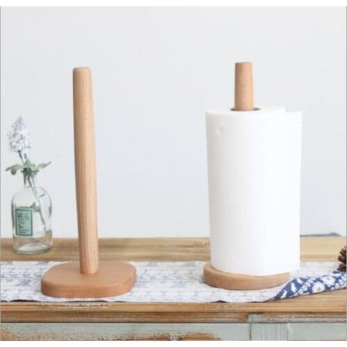 Kitchen beech paper towel stand roll paper stand hot sale wholesale Product Name: beech tissue holder