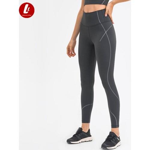 LULUBANANA PRINTING Yoga Pants Gym Fitness Legging Women High Waist Squat Proof Sport Workout Tights with Hidden Pocket
