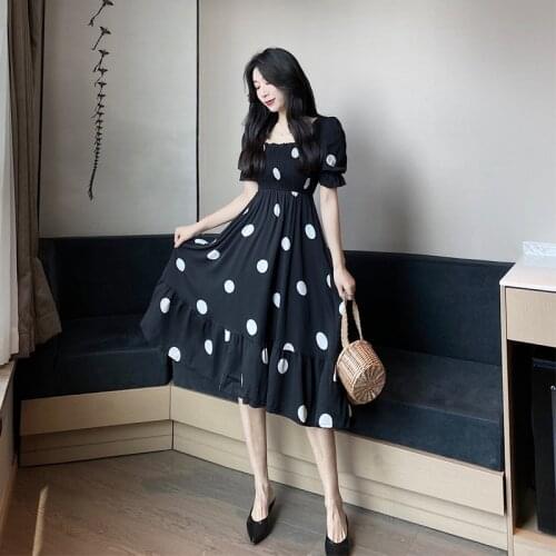 Летние платья в горошек LPEJLHY China At AliExpress