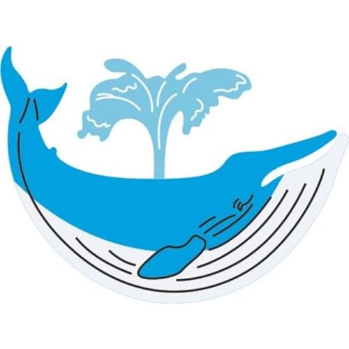 Metal whale paper die cutting dies for Scrapbooking/DIY Easter wedding Halloween Easter card