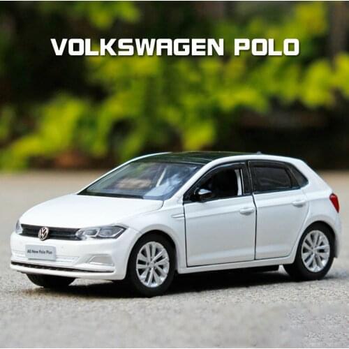 1:32 VW All New Polo-PLUS Simulation Toy Vehicles Model Alloy Children Toys Genuine License Collection Gift Off-Road Car Kids