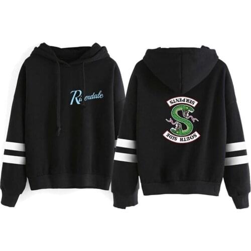 2020 New Riverdale Southside Serpents Hoodies Sweatshirts Men Women Oversized Hooded Hoodie 3D Printing Pullover Sweatshirt