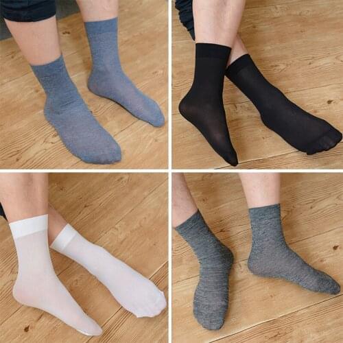 Simple Cotton Socks Absorbs Sweat Anklet Short Summer Breathable Ankle Soft Silk Sock Men Business Mens Mercerized Cotton Socks