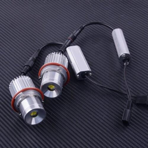 40W 12V LED Angel Eyes Marker Light Bulb Error Free 63126904048 Fit For BMW E39 E60 E87 E61 E63/E64 E65/E66 X3 E83 X5 E53