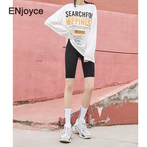 Women High Elastic Waist Biker Shorts Slim Jogger Sports Short Leggings Fitness Running Casual Skinny Cycling Tights Athletic