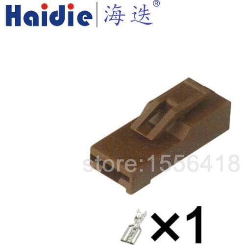 5sets 1pin Auto plastic housing plug electric wiring harness cable plug connector 927415-2