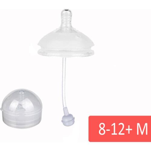 1pc Silicone Gel Big Mouth Baby Infant Kid Teether Care Milk Feeding Bottle Pacifier with Storage Box Teat Breast Nipple GYH
