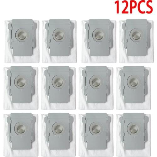 12PCS Multi-set Dirt Disposal Replacement Bags for iRobot Roomba i7 i7+ E5 E6 E7 s9 s9+ Clean Base vacuum cleaner parts dust bag