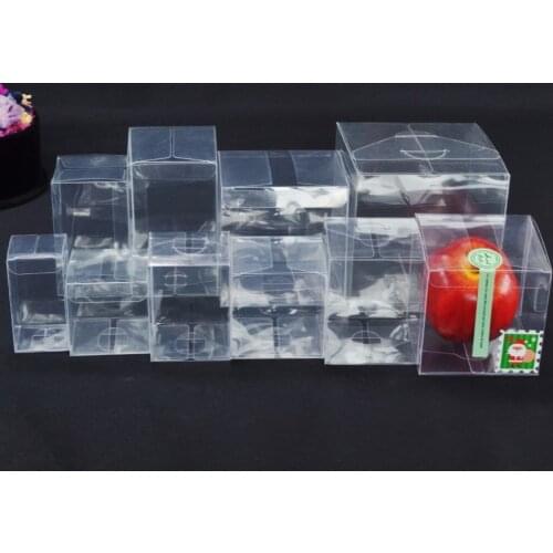 30pcs/Lot Clear Plastic PVC Box Transparent Gift Box Suitable For Weddings/Birthday /Candy/Chocolate/Jewelry/Gift Packag Box