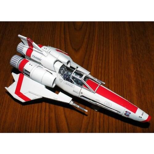 Battlestar Viper 2 Viper Mk2 3D Paper Model DIY Handmade Spacecraft Toy