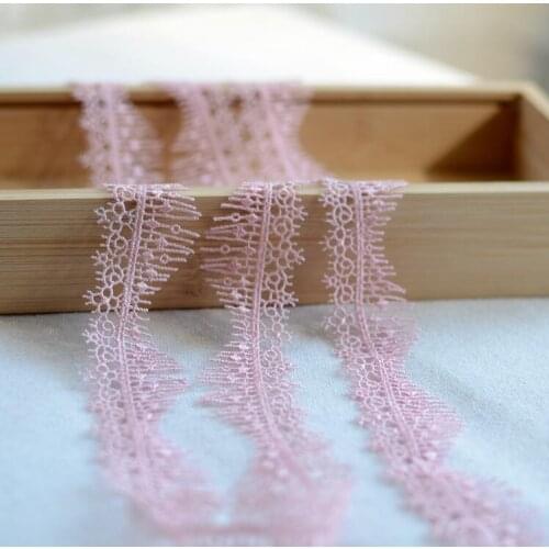 5 Meters/lot New Arrival 2020 Pink Lace Trim DIY Sewing Applique Free Shipping