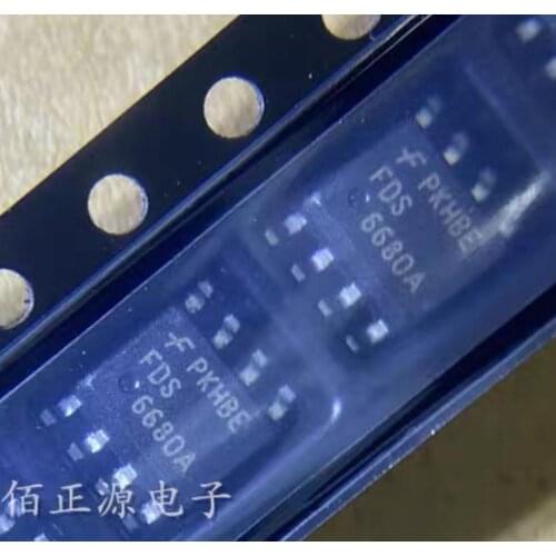 50-100PCS/ FDS6680A FDS6680 SOP-8 6680A FDS