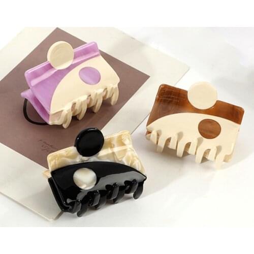 Y2K Accessories Resin Yin Yang Hair Clips for Women Punk Goth Vintage Harajuku Hairpins Hair Accessories 90s Aesthetic Gifts New