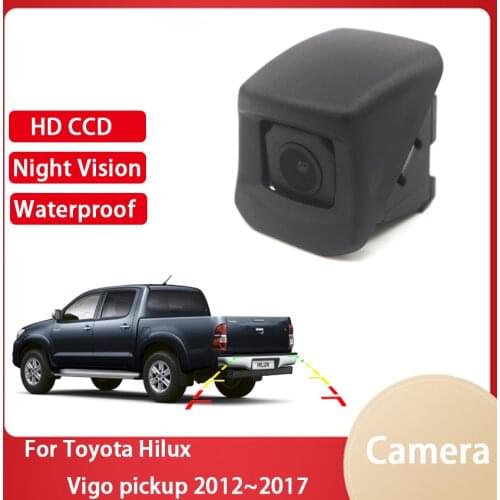Car Rear view camera For Toyota Hilux Vigo pickup 2012 2013 2014 2015 2016 2017 CCD Full HD OEM Origina Hole Reversing camera