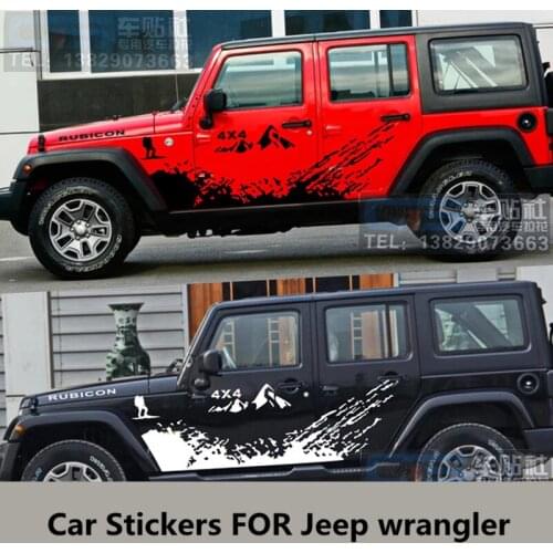 Car stickers FOR Jeep wrangler body appearance decoration modified stickers wrangler door sports off-road stickers