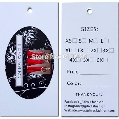 Free shipping custom clothing paper hang tag/garment label printing/dress printed labels/hair hang tag/packaging label