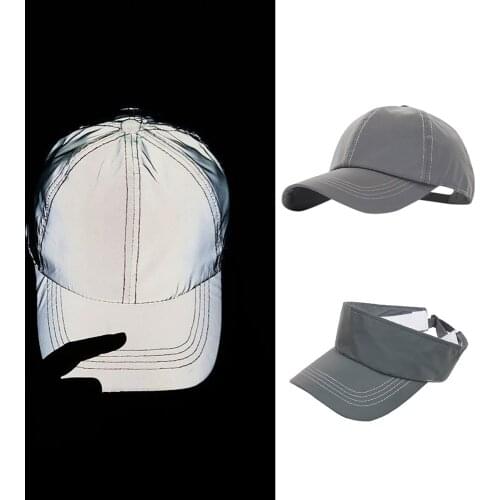 Fashion Baseball Caps Men Women Snapback Luminous Hip Hop Hat Reflective Adjustable Baseball Cap Sun Hats Streetwear Golf Gorras