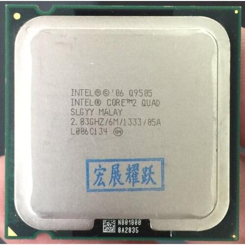 Intel Core2 Quad Processor Q9505 (6M Cache, 2.83 GHz, 1333 MHz FSB) LGA775 Desktop CPU