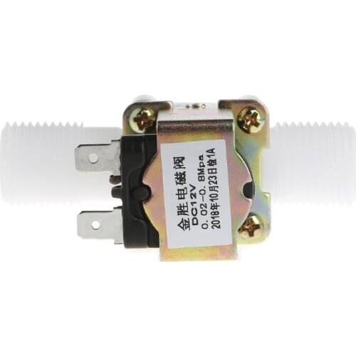 Y98B New 12V Electric Solenoid Valve Magnetic DC N/C Water Air Inlet Flow Switch 1/2"