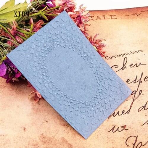 HOT plastic clock template Love Photo Frame craft card making paper card album wedding decoration clip Embossing folders