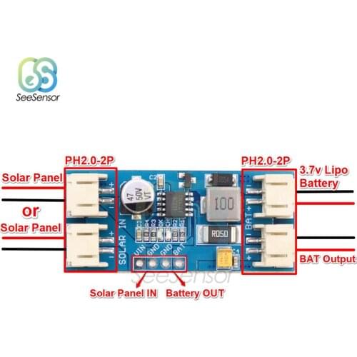 DC 6V 9V 12V CN3791 MPPT Solar Panel Regulator Controller Module for Single-cell LiPo Battery Overvoltage Protection