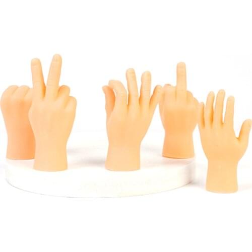 New Novelty Funny Five Fingers Open Palms and Fingers Set of Toys Around The Small Hand Model Gift Toys