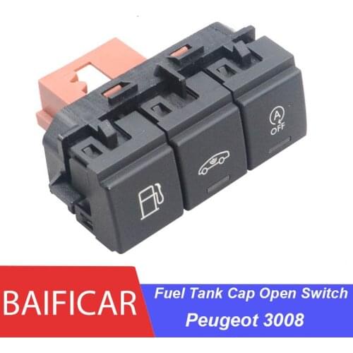 Baificar Brand New Genuine Fuel Tank Cap Open Start Stop And Close Fuel Switch Button 98072378ZD For Peugeot 3008