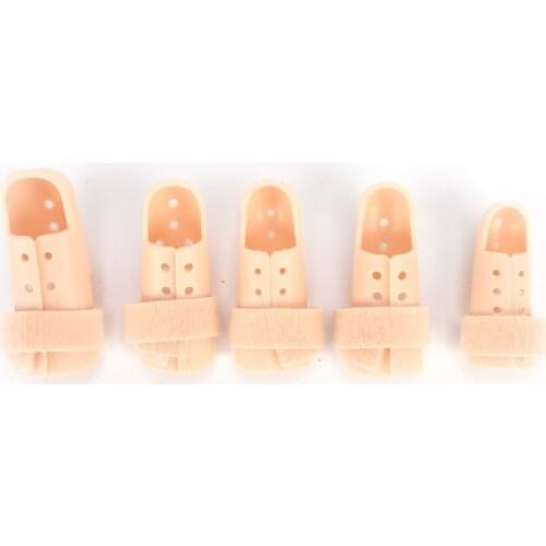 NEW 1Pc Plastic Hand Finger Splints Support Brace Mallet Splint for Broken Finger Joint Fracture Pain Protection Adjustable Hook