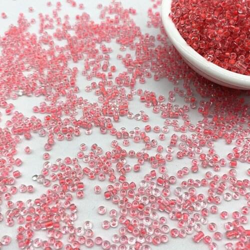 New 15g 2---4mm Glass with Core Beads Charm Czech Glass Seed Beads DIY Bracelet Beads for Jewelry Making Earring Necklace #07