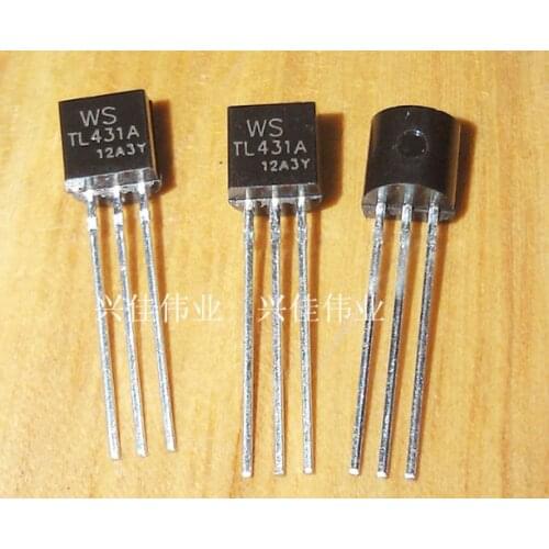 Xinyuan 100pcs/lot TL431 TO92 TL431A TO-92 431 new voltage regulator IC Can be purchased directly