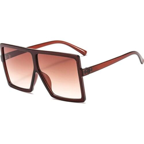 Oversized Shades Women Sunglasses Square Glasses Big Frame Vintage Retro Solar Glasses Female Oculos Feminino