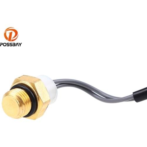 POSSBAY Motorcycle Moto Water Temperature Radiator Fan Switch for Suzuki UX125 UH200 2007-2008 Motocycle Accessories