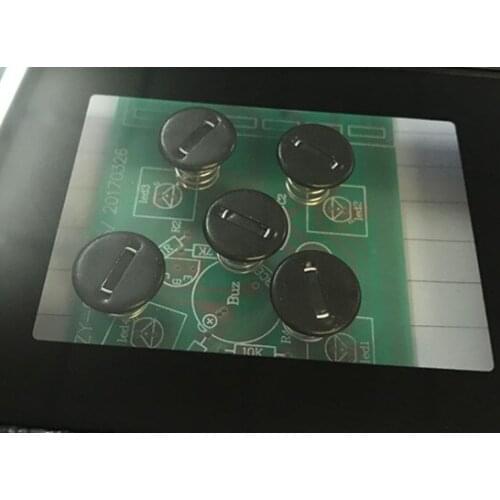 200 PCS spring touch spring with 13mm metal plate(with black zinc plated)/ length could be customize