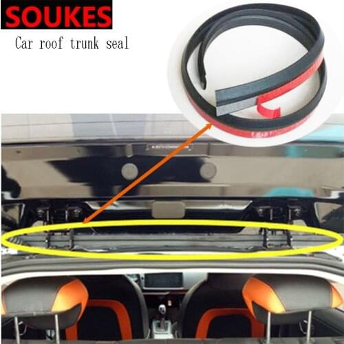 1.5M Rubber Car Sticker Trunk Bumper Sound Sealing Strip For Volkswagen VW Polo Passat B5 B6 CC Golf 4 5 6 7 Touran Tiguan Bora