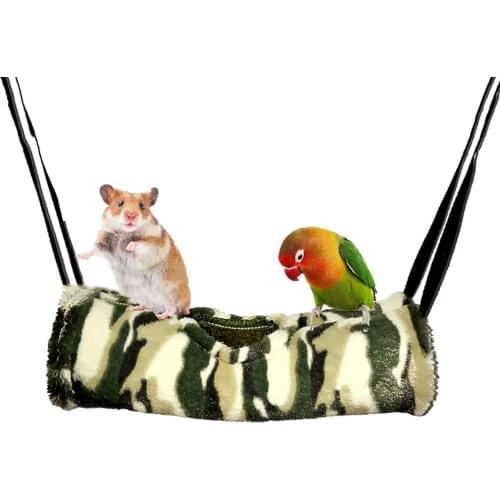 Hamster Hanging House Hammock Cage Sleeping Nest Pet Bed Rat Hamster Toys Cage Swing Pet Tunnel design Small Animals