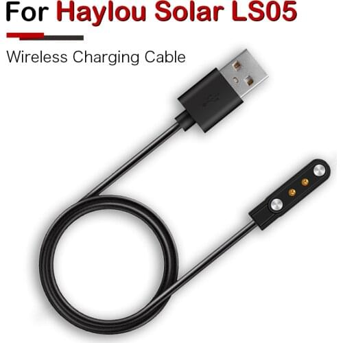 USB Magnetic Charging Dock Safety Fast Portable Power Adapter Charger Cable For Xiaomi Haylou Solar LS05 Smart Watch Accessories