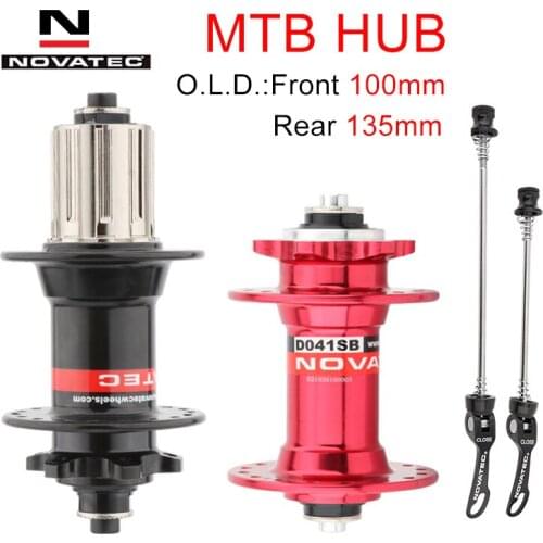 NOVATEC Mountain Bike Hub D041SB D042SB 32/36 Holes Mtb Bushing for 8/9/10/11 Speed MTB Disc Brake Hub Mtb Hubs 32H 36H