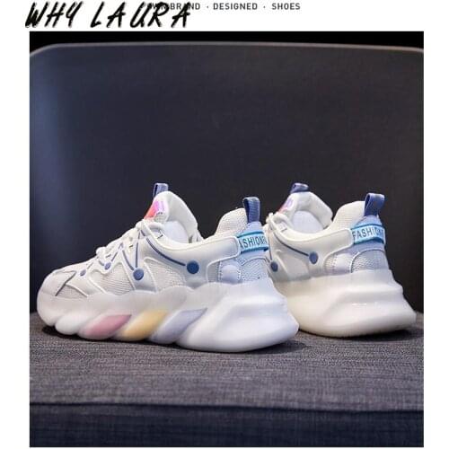 Spring Fall Womens Shoes New chunky sneaker womens lace-up vulcanized shoe casual fashion dad shoe platform sneaker