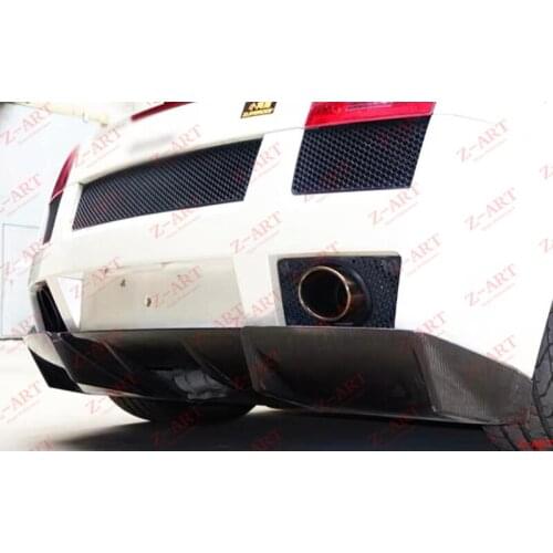 2003-2007 Z-ART carbon fiber rear diffuser for Gallardo carbon fiber rear lip for Gallardo carbon fiber rear low spoiler