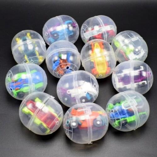 5 Pcs/set Cute Mini Dinosaur Car Model In Egg Deformation Cars Transform Action Collection Novelty Funny Toys Gift