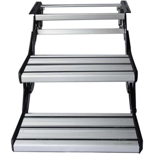 Caravan Accessories Foldable Double Step Stair For RV Motorhome Recreation Vehicles